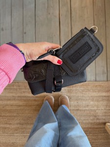 Mobiler Black Bubbles + Roses Black + Wallet