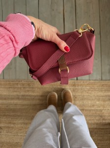 Mini Lola Burgundy Bubbles