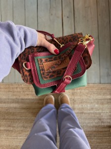 Mid Lola Full Cherry + Leopard II Tobacco Suede + Emerald Bubbles + Wallet