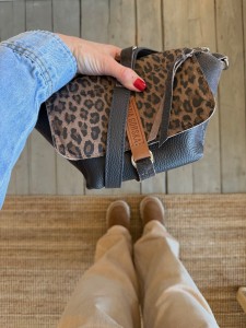Mid Lola Full Creck Suede + Lava + Leopard III Taupe Nubuck