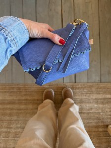 Mini Lola Two Wavy Cobalt + Dotty Blue Nubuck