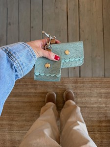 Headphone Case + Card Holder Cielo