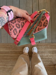 Mid Lola Full Sage + Candy Pink + Leopard IV Pink Nubuck