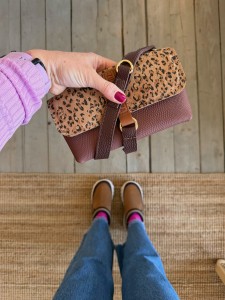 Mobiler Milk Choco Bubbles + Leopard II Camel Suede