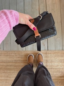 Mobiler Black Braided + Bubbles Black