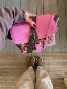 Mid Lola Full Deep Burgundy + Bubble Gum + Leopard IV Pink Nubuck