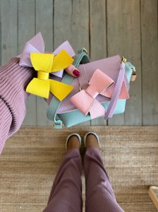 Mini Lola Bow Cielo + Lila