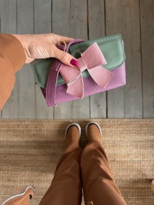 Mobiler Bow Heather + Sage + Pale Pink