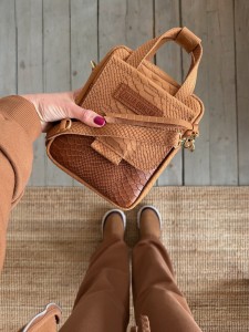 Sachet Clap Deer Nubuck Korodo + Brown Korodo