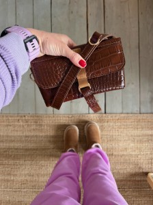 Mobiler Twotone Brown Croco