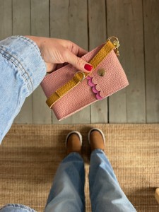 Phone Case Bag Two Wavy Mini Blush + Bubble Gum