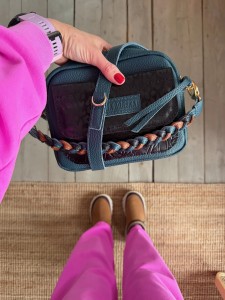 Pocketer Petrol + Leopard I Nubuck Black + Roses Black