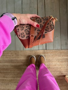 Mini Lola Korodo Brown + Leopard IV Nubuck