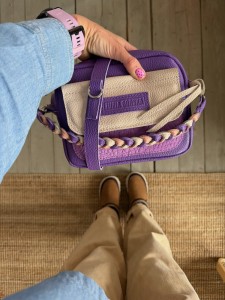 Pocketer Violet + Seashell + Croco II Lila Nubuck