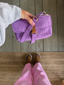 Mobiler Lila Croco II Nubuck