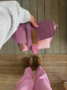 Mid Lola Full Heather + Pale Pink