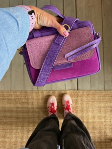 Bigger Pocket Violet + Verbena Suede + Heather 