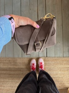 Mini Lola Beige Suede 