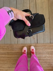 Mobiler Black Croco + Crystal Black Nubuck
