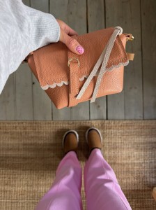 Mini Lola Two Wavy Salmon + Seashell