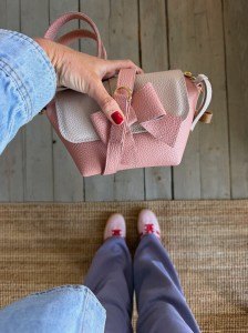 Mini Lola Bow Seashell + Blush Ready to Go! 
