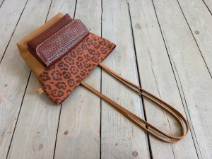 Totet Pocket Coffee + Lazy Braided Brown + Leopard IV Tobacco Suede