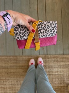 Mobiler Fuchsia + Mustard + Leopard I Nubuck
