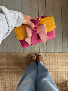 Mobiler Bow Fuchsia + Mustard + Blush 