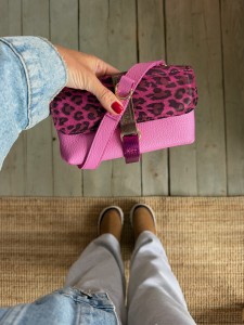Mobiler Bubble Gum + Leopard III Fuchsia Nubuck