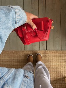 Mini Lola Bow Red