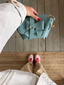 Mini Lola Bow Ocean