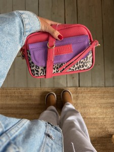 Traveller 2 v. classic Candy Pink + Lila Corduroy Nubuck + Leopard I White Nubuck