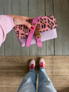 Mobiler Lila + Bubble Gum + Leopard IV Pink Nubuck