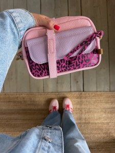 Traveller 2 v. classic Pale Pink + Lila + Leopard I Fuchsia Nubuck