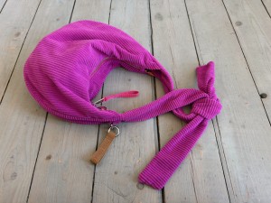 Knot Hobo Fuchsia Corduroy