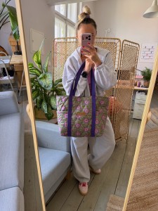 Boho Beach Bag Floral Ready to Go! 