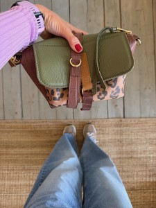Mid Lola Full Taupe Croco II + Bosco + Leopard IV Nubuck