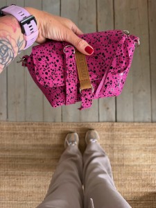 Mini Lola Fuchsia Dotty Nubuck