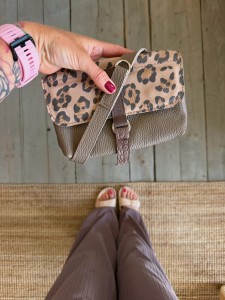 Mid Mobiler Fossil + Leopard IV Cream Nubuck Ready to Go!