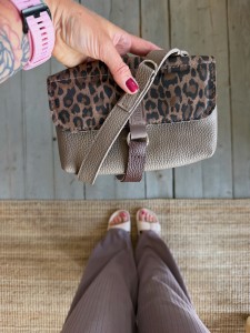 Mid Mobiler Fossil + Leopard III Taupe Nubuck Ready to Go!