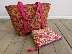 Boho Beach Bag Floral Ready to Go!