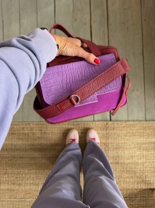 Bigger Pocket Cranberry + Croco II Lila Nubuck + Verbena Suede Ready to Go!