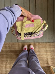 Pocketer Pale Pink + Canarino + Leopard I White Nubuck Ready to Go!