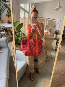 Boho Beach Bag Floral Ready to Go!