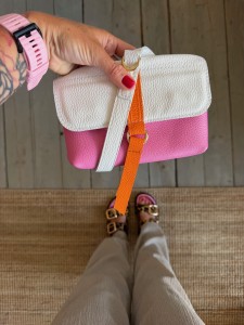Mid Mobiler Bubble Gum + White + Orange