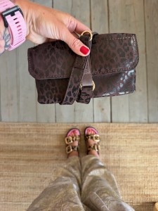 Mobiler Leopard I Choco Nubuck
