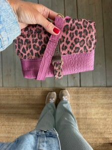 Mid Mobiler Croco II Orchid + Leopard III Pink Nubuck