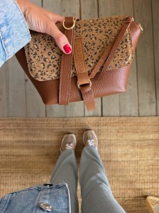 Mid Lola Chestnut + Leopard II Camel Suede
