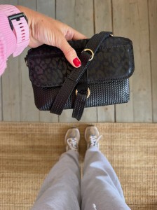 Mid Mobiler Lazy Braided Black + Leopard I Black Nubuck Ready to Go!