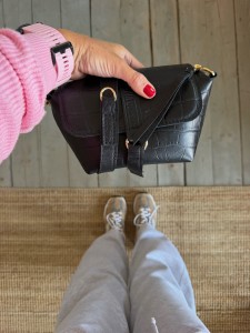 Mini Lola Croco Black
